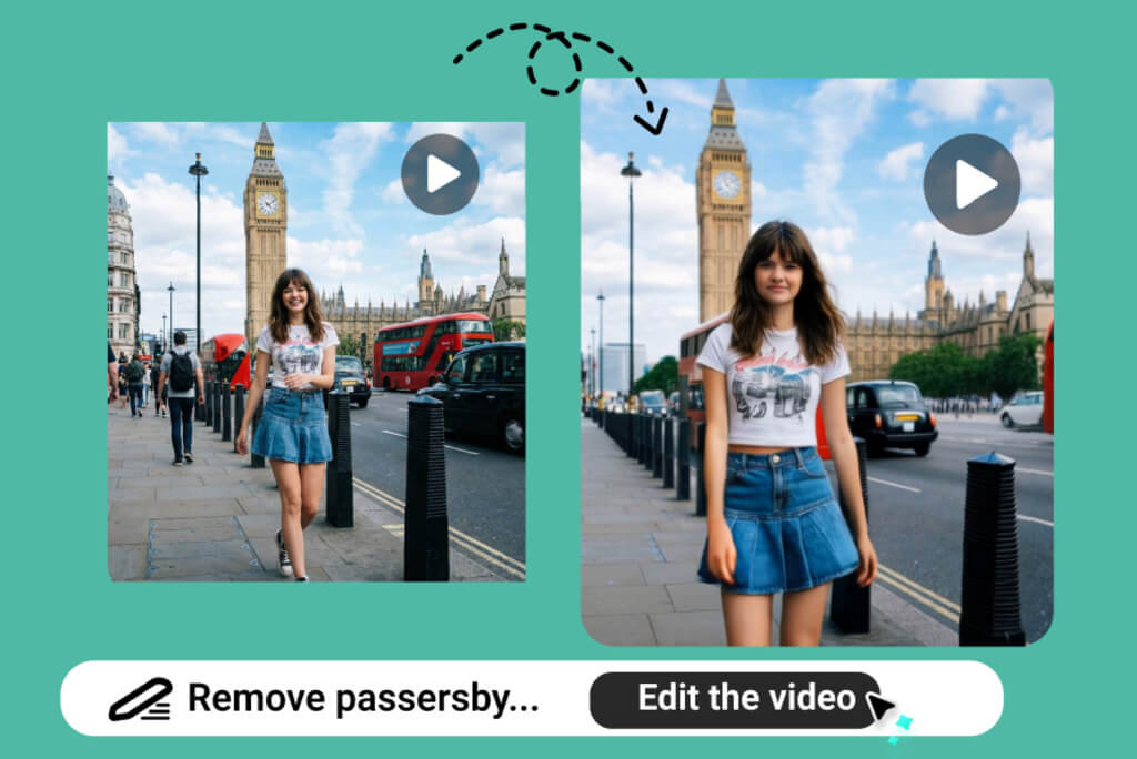 Edit Travel Videos with Simple Text Prompts Edit Travel Videos with Simple Text Prompts
