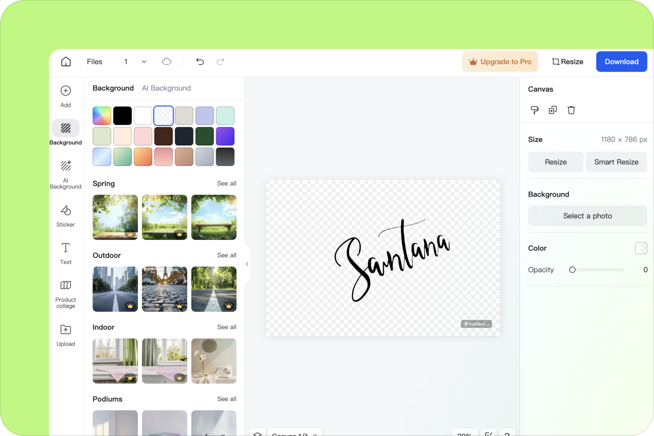 Step 2: Utilize the AI Signature Background Remover Online Step 2: Utilize the AI Signature Background Remover Online