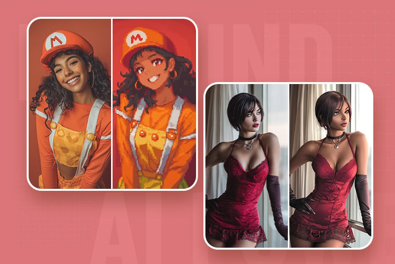 Pixel Art & PS2 Character Filters—Retro Gaming Nostalgia Pixel Art & PS2 Character Filters—Retro Gaming Nostalgia