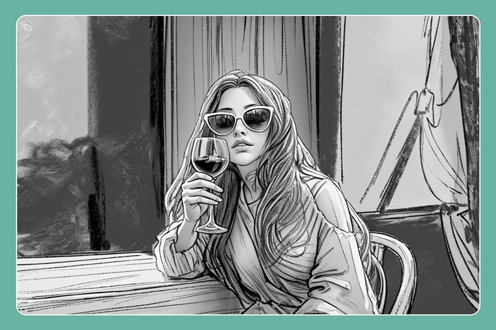 Photo to pencil drawing
