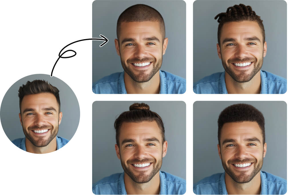 Try AI Hairstyles on Your Own Photo