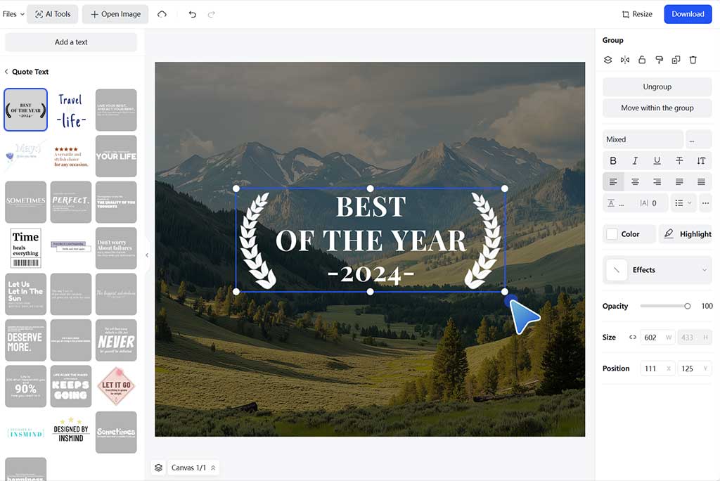 Effortlessly Add Quote Text to Photo with One-Click Effortlessly Add Quote Text to Photo with One-Click