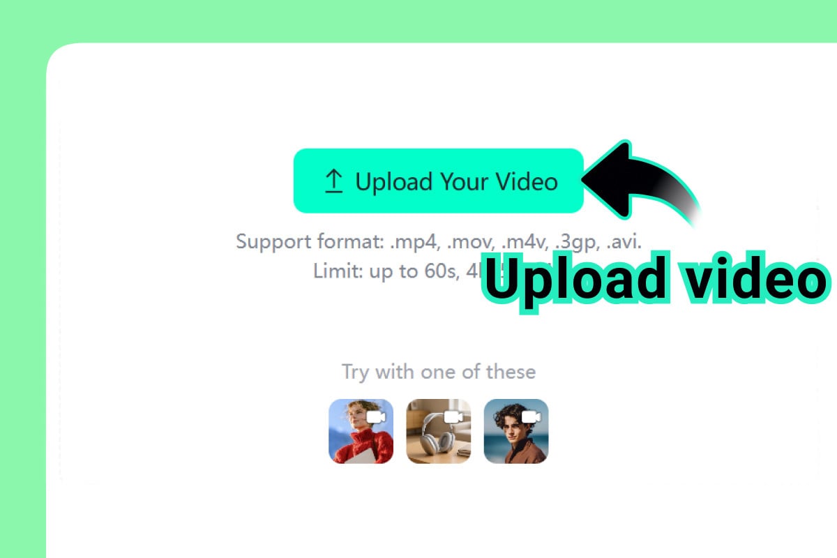 Step 1: Upload Your Blurry Video Step 1: Upload Your Blurry Video