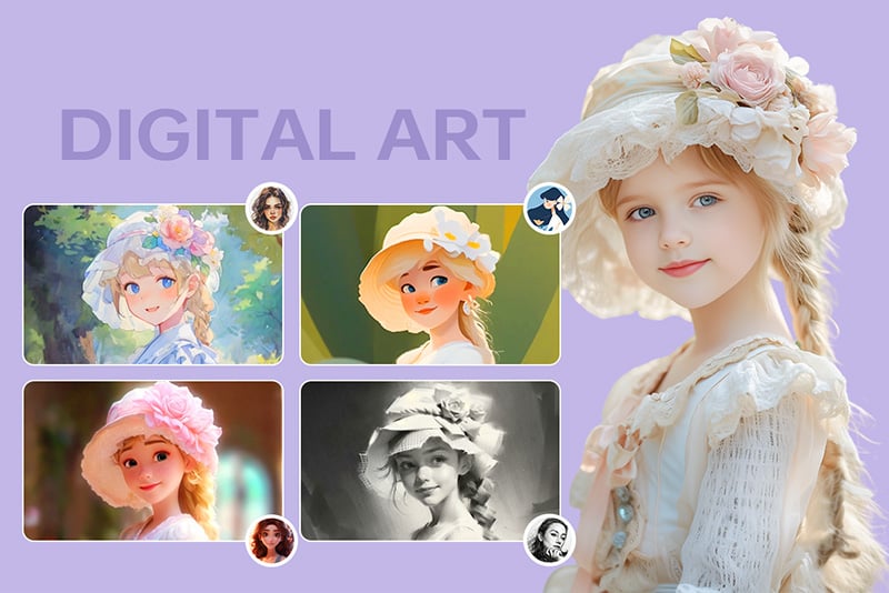 Bring Your Digital Art to Life with AI Faces Bring Your Digital Art to Life with AI Faces