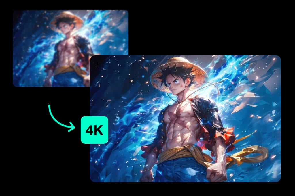 Enlarge Images to 2K/4K/8K