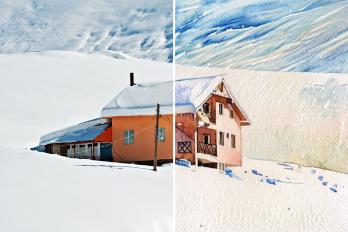 Photo to Watercolor Photo to Watercolor