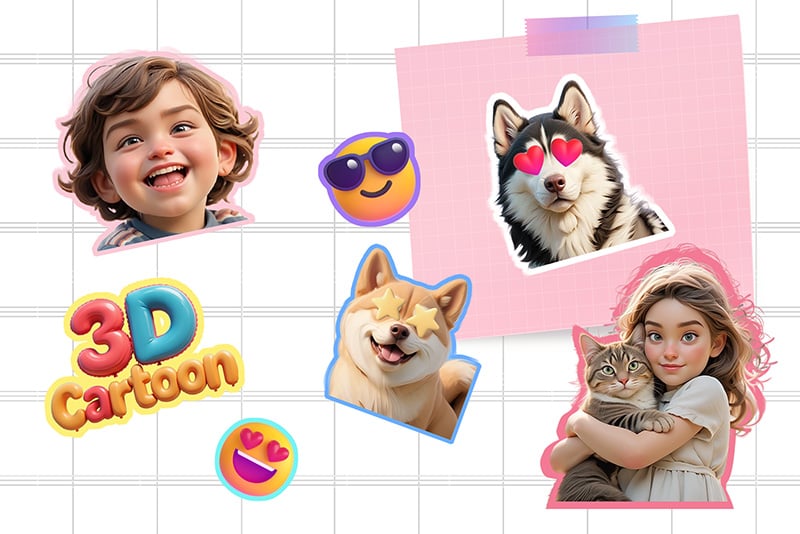 Sticker-Style Graphics Sticker-Style Graphics