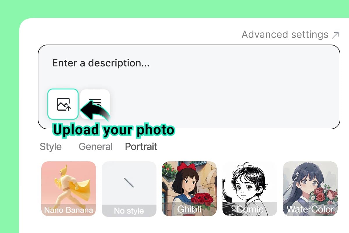 Step 1. Upload Your Photo (Optional)