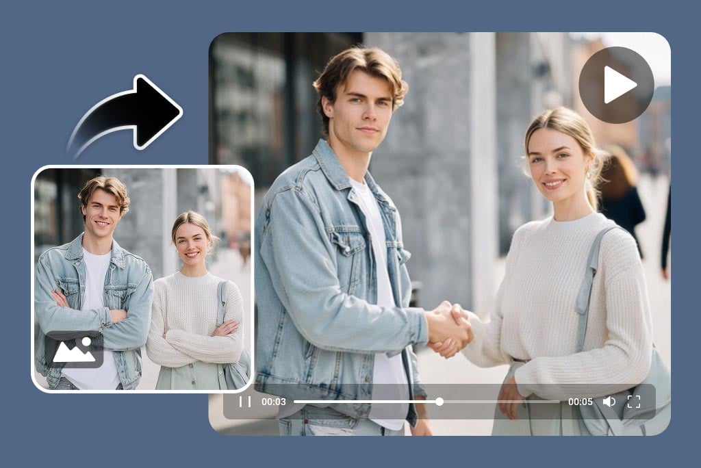 Easily Expect Two Photos to Shake Hands Easily Expect Two Photos to Shake Hands