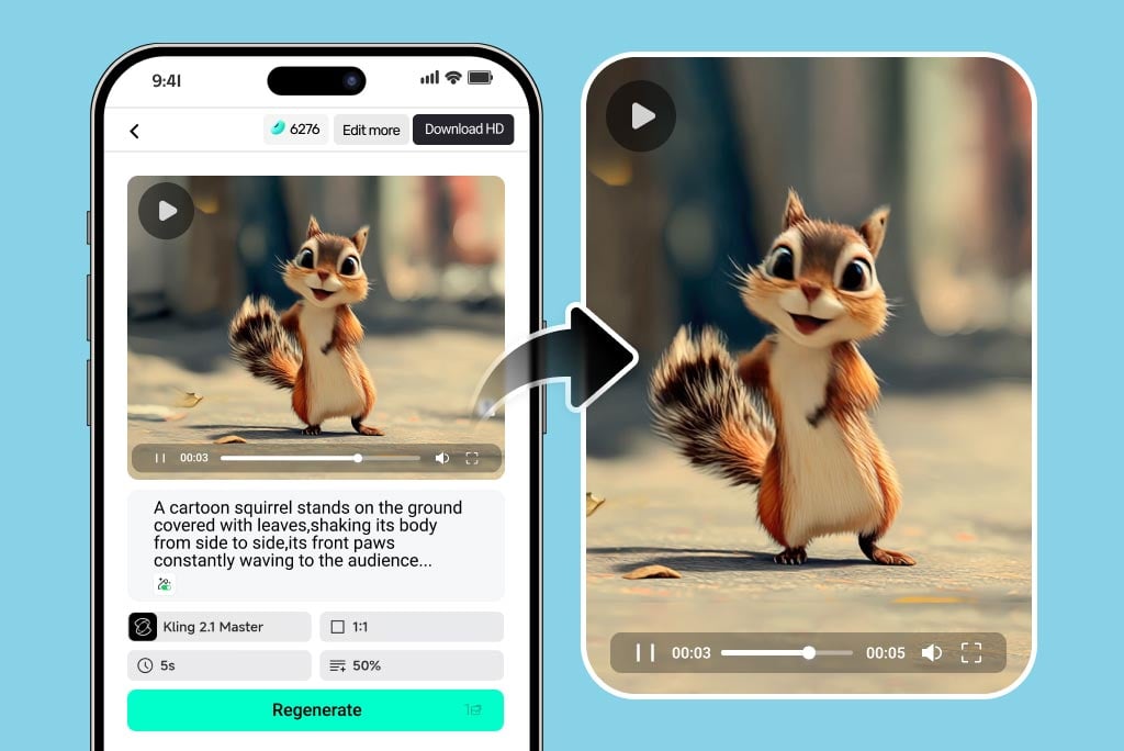 Create AI Videos Anywhere, Anytime