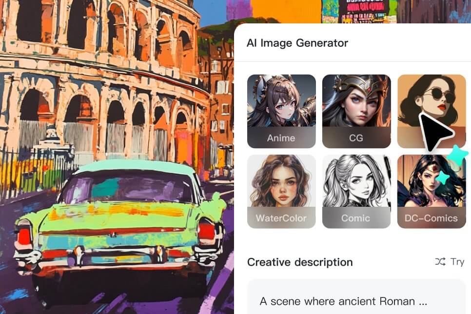 Explore Artistic Diversity with Our AI Art Generator Explore Artistic Diversity with Our AI Art Generator