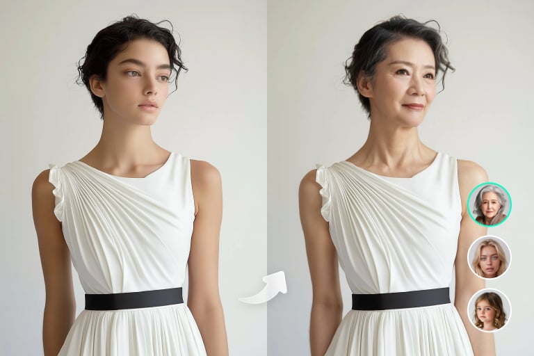 Al models with different skin tones Al models with different skin tones