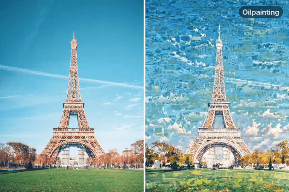 Convert a photo to an oil painting in one upload Convert a photo to an oil painting in one upload
