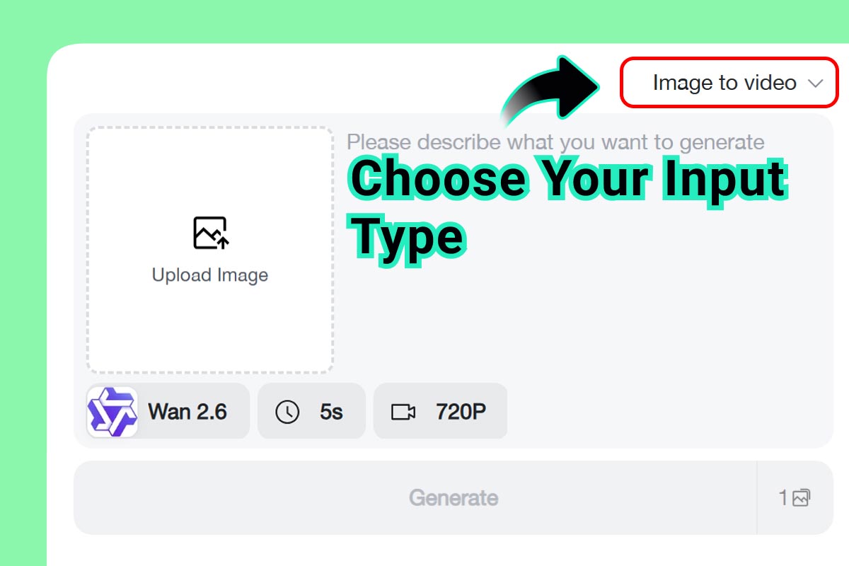 Step 1: Choose Your Input Type Step 1: Choose Your Input Type
