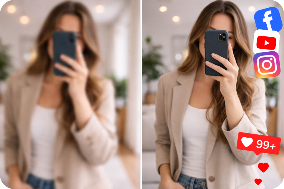 Unblur Social Media Images Unblur Social Media Images
