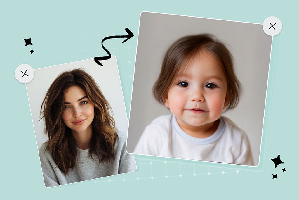 Generate Baby Versions of Yourself in 1 Click Generate Baby Versions of Yourself in 1 Click