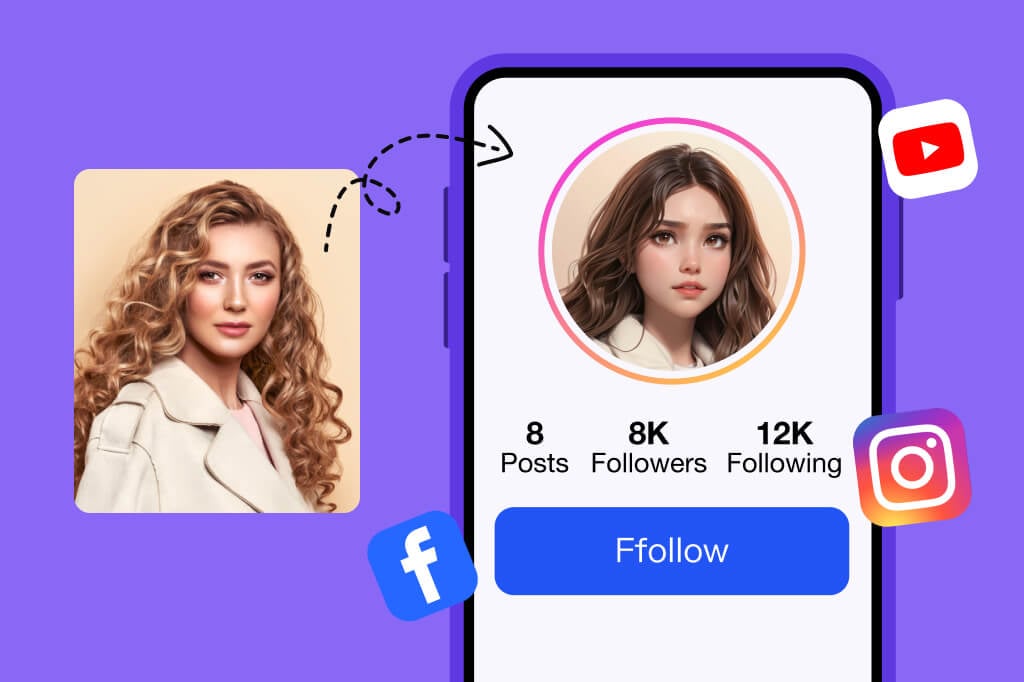 Cartoon & Anime Avatar Maker for Social Media and Live Streaming Cartoon & Anime Avatar Maker for Social Media and Live Streaming