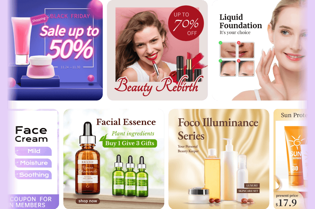 Beauty Product Template Library Beauty Product Template Library